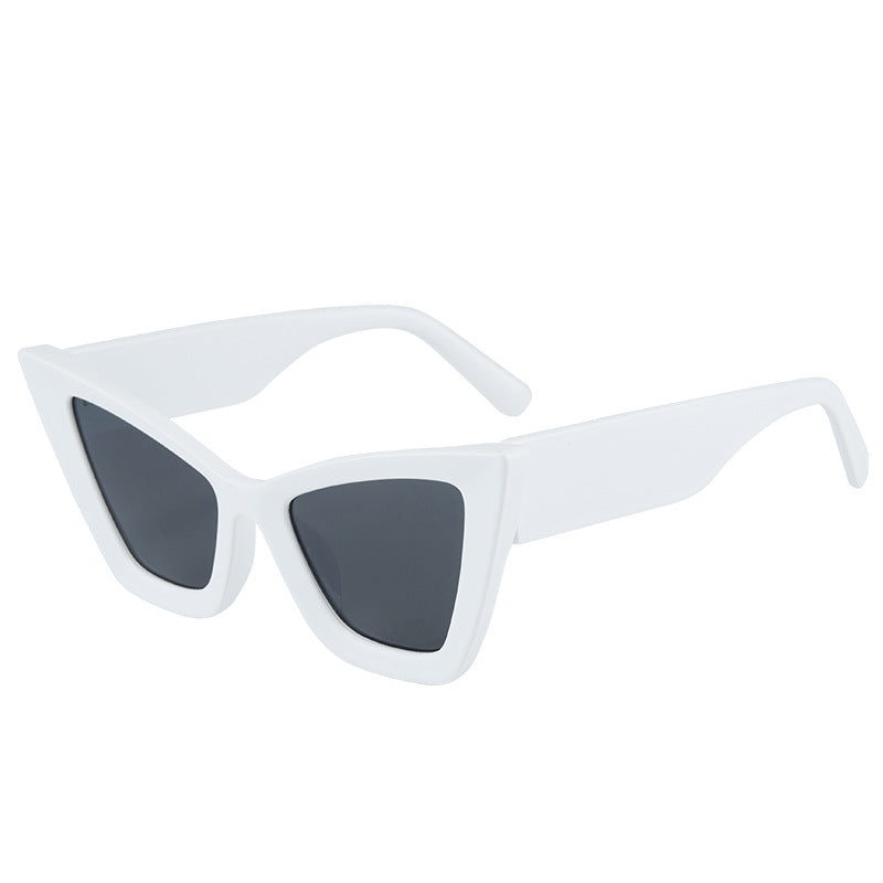 Wholesale Retro Triangular Cat Eye PC Sunglasses